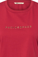 PBP Philosopher SS T-Shirt PBO1088N Col.Rosewood