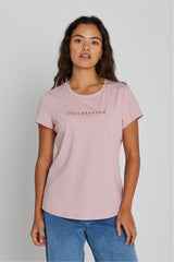 PBO Philosopher SS T-shirt PBO1088N Col.Dusty rose