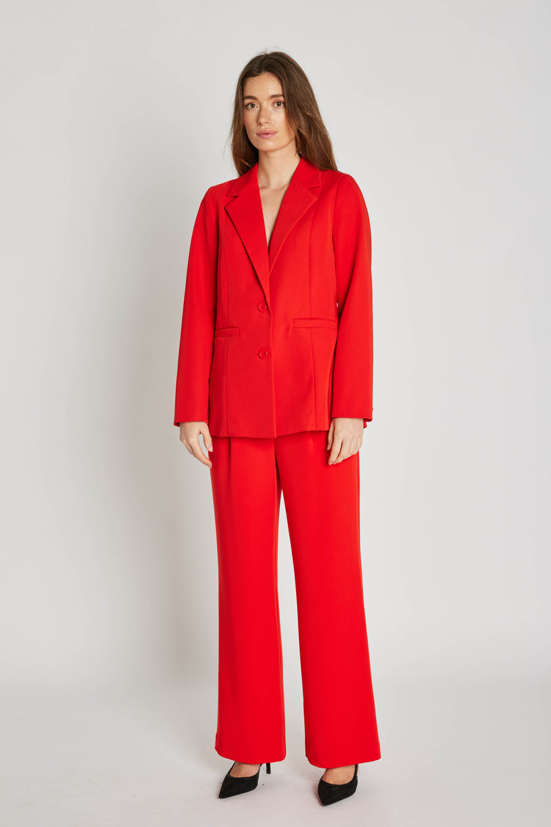 PBO Jakkesæt Lavanna Blazer og Amalie Buks 4159 i Aurora Red