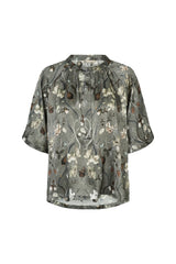PBO Opala Silk Blouse PBO1111N Col.Castor green