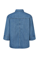PBO Kao Blouse PBO1134 Col Blue Denim 200