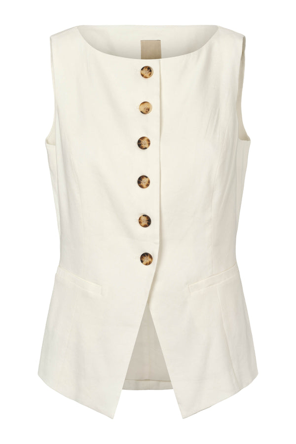 PBO Avenue Waistcoat PBO1223 Col Star White 101