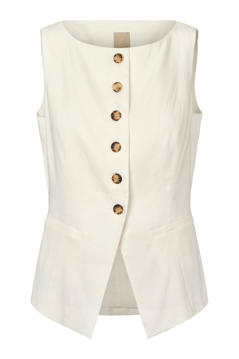 PBO Avenue Waistcoat PBO1223 Col Star White 101