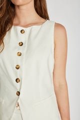 PBO Avenue Waistcoat PBO1223 Col Star White 101