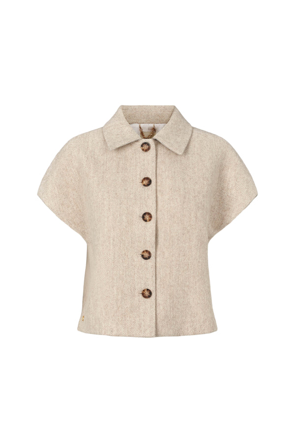 PBO Tona Waist Coat PBO1308 Col. Light Sand