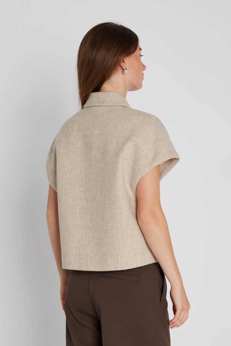 PBO Tona Waist Coat PBO1308 Col. Light Sand