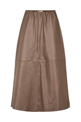 PBO Lapa Leather Skirt  PBO1312 Col. Elm 408