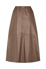 PBO Lapa Leather Skirt  PBO1312 Col. Elm 408