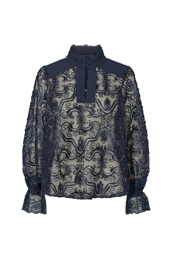 PBO Royal Blouse PBO1325 Col. Navy