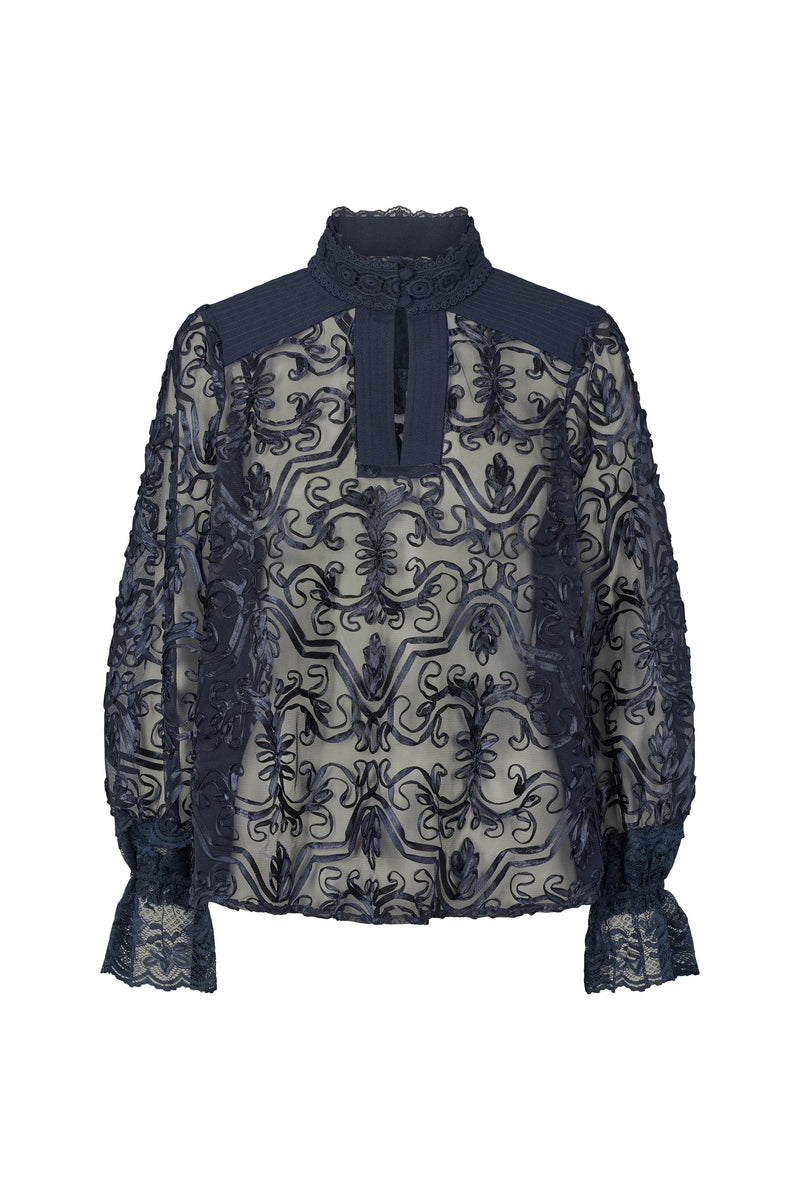 PBO Royal Blouse PBO1325 Col. Navy