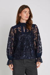 PBO Royal Blouse PBO1325 Col. Navy