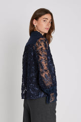 PBO Royal Blouse PBO1325 Col. Navy