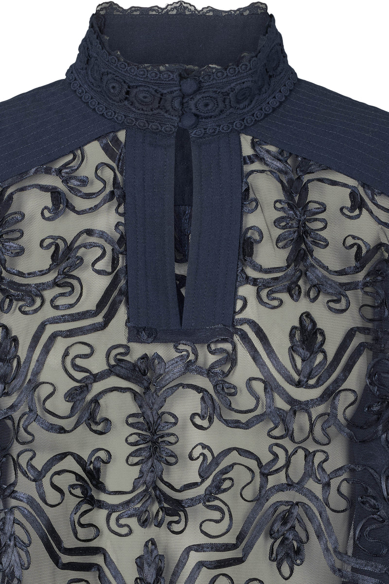 PBO Royal Blouse PBO1325 Col. Navy