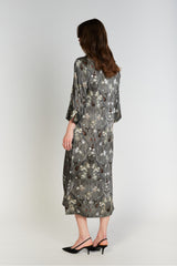 PBO Simbia Silk Dress PBO1387 Col.Castor green