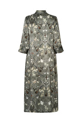 PBO Simbia Silk Dress PBO1387 Col.Castor green