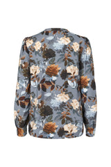 PBO Lucky Blouse PBO1426 Col. Dark Flower Print