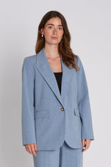 PBO Jakkesæt Manisa Blazer og Togo Pants Col. Faded Denim