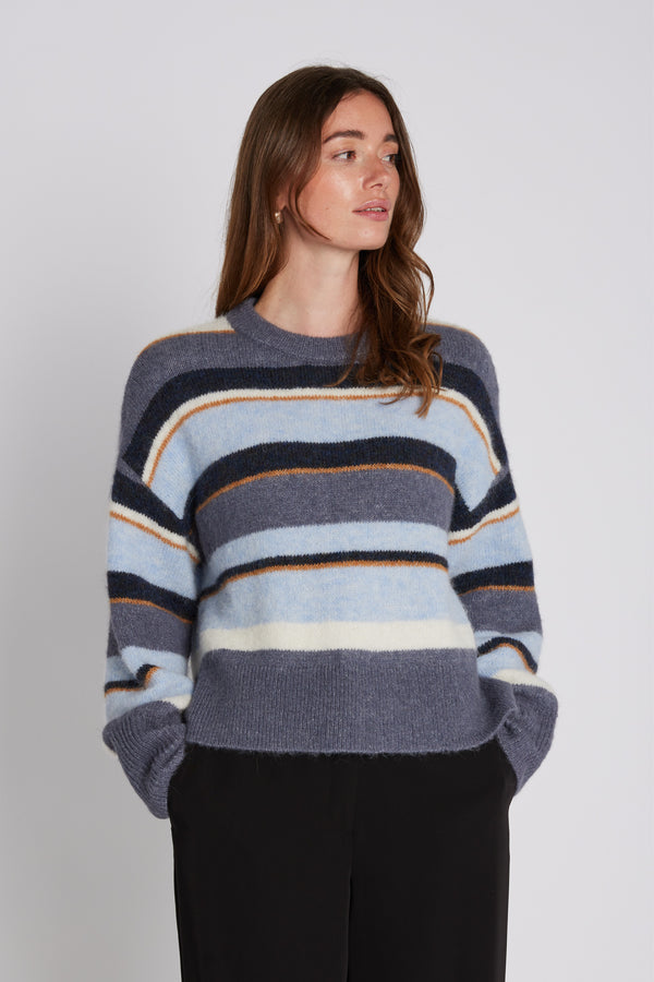 PBO Makila Knit Sweater PBO1466 Col. Multi Stripe