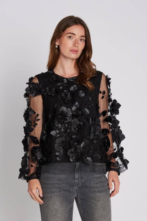 PBO Giron Blouse PBO1477 Col. Black