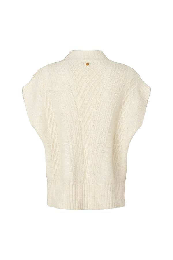 PBO Alino Knit Vest PBO1492 Col. Ecru 03