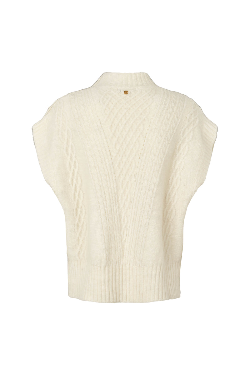 PBO Alino Knit Vest PBO1492 Col. Ecru 03