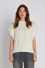 PBO Alino Knit Vest PBO1492 Col. Ecru 03