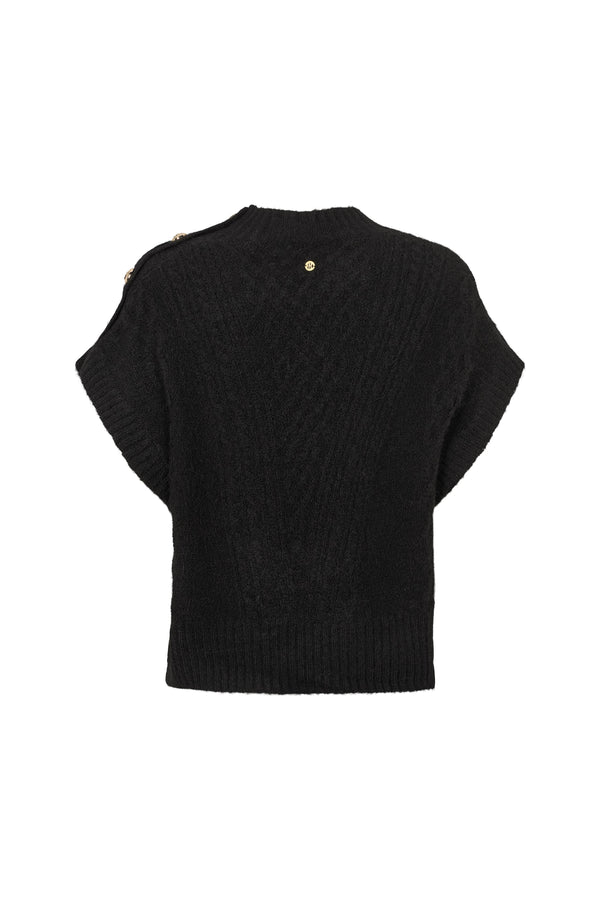 PBO Alino Knit Vest PBO1492 Col. Black 20
