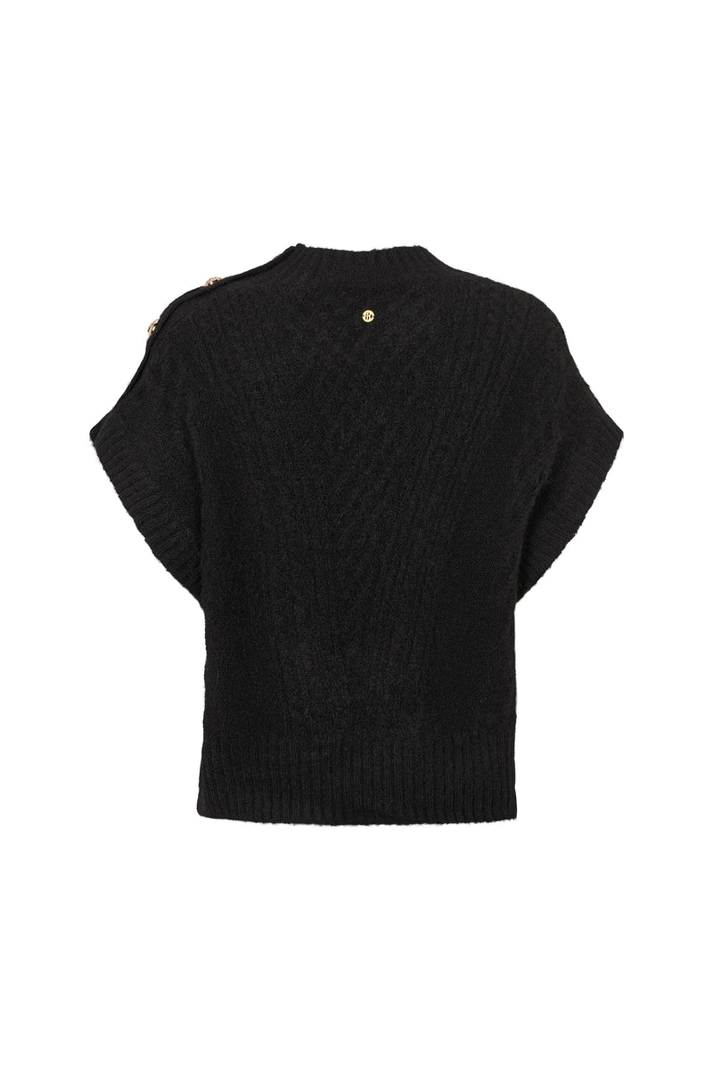 PBO Alino Knit Vest PBO1492 Col. Black 20