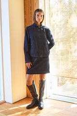 PBO Marmonti skirt PBO1737 Col. Dark denim