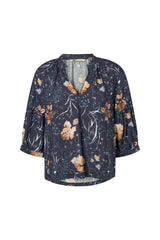 PBO Novella blouse PBO1738 Col. Dark flower