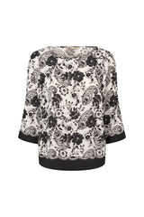 PBO Etto blouse PBO1739 Col. Paisley