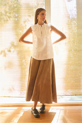 PBO Jono Suede Long Skirt PBO1762 Col. Camel