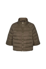 PBO Alaska down quilt cape Jacket PBO1790 Col.Smoke