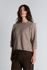 PBO Joba Knit Sweater PBO1803 Col. Sandstone