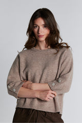 PBO Joba Knit Sweater PBO1803 Col. Sandstone