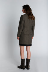 PBO Marmonti Skirt PBO1813 Col.Black/Beige