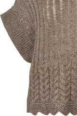 PBO Sino Knit Waistcoat PBO1858 Col.Beige melange