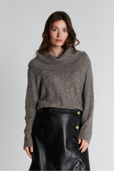 PBO Kosta Knit Sweater PBO1874 Col.Beige melange
