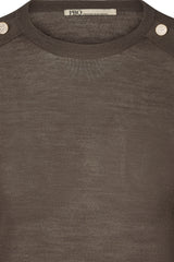 PBO Deana Knit Blouse PBO1912 Col. Smoke