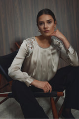 PBO Laura Blouse PBO1940 Col. Champagne