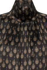 PBO Raila silk Blouse PBO1945 Col. Black Mix