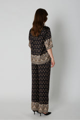 PBO Sono silk Pants PBO1947 Col. Black Mix
