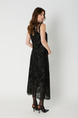 PBO Ello Lace Long Skirt PBO1977 Col. Black