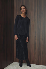 PBO Ello Lace Long Skirt PBO1977 Col. Black