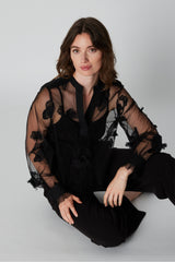 PBO Bina Blouse PBO2006 Col. Black