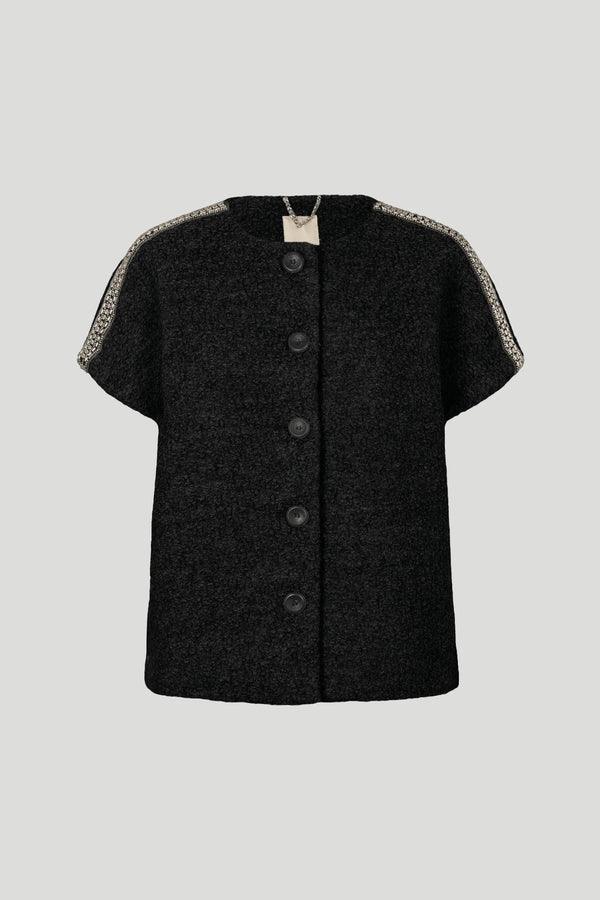 PBO vest Kino cape col. sort