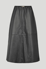 PBO Nederdel Lapa Leather Skirt Sort