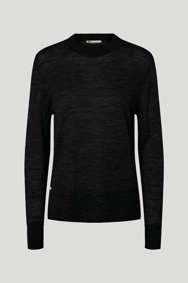 PBO Nella Knit Blouse PBO1354 Col. Black