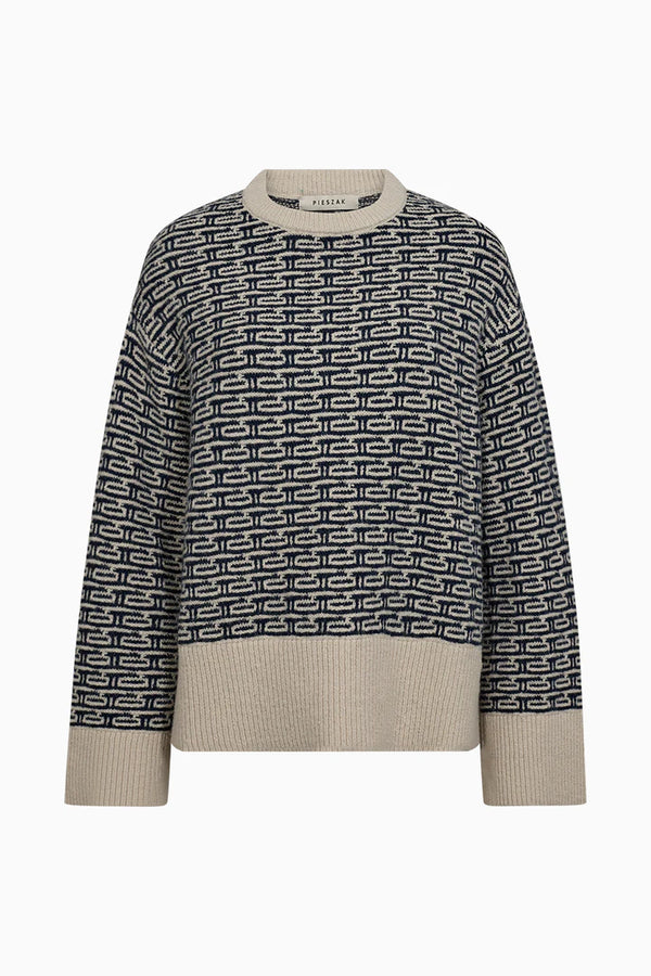 Pieszak pullover Talia Knit Pullover navy