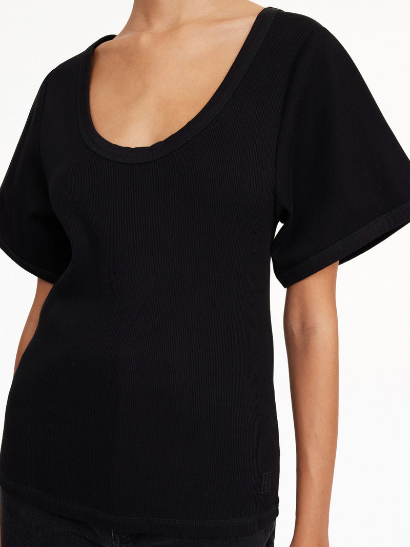 Malene Birger T-Shirt Lunai 101957 Sort 050